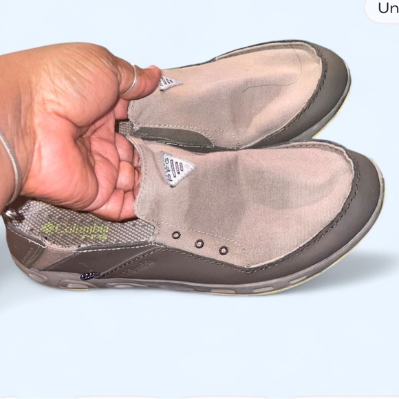 Columbia Slip-On Shoes in Tan and Gray - Picture 1 of 5